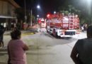 Incendio en el depósito del Súper “Delicias” de las calles San Juan y Paraguay.