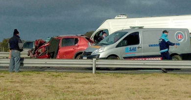 Accidente fatal a la altura del km 60 de la autopista Ezeiza – Cañuelas.