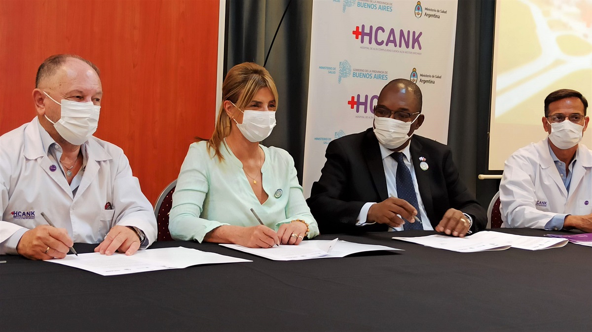 Convenio de cooperación con la Embajada de la República de Haití y el Hospital Cuenca Alta Néstor Kirchner.