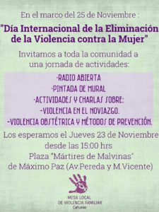 mesa violencia