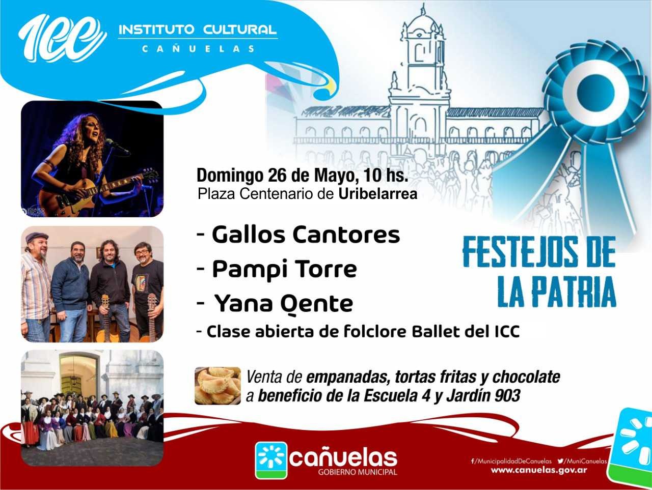 ¿Cómo serán los festejos populares por el Día de la Patria? - CañuelasYa!