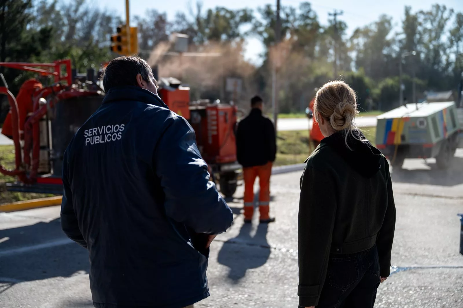 Avanzan las obras de mantenimiento en Vicente Casares y El Taladro.