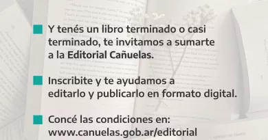 Convocatoria abierta para las y los escritores locales a sumarse a la Editorial Cañuelas Convocatoria abierta para las y los escritores locales a sumarse a la Editorial Cañuelas