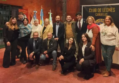 Diego Baquero asumió la presidencia del Club de Leones de Cañuelas.