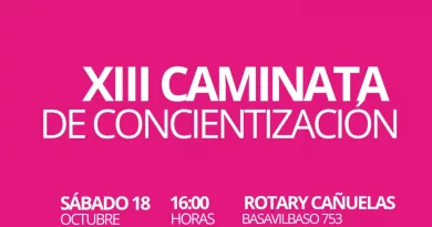 Cañuelas se moviliza por la salud: el Rotary convoca a la XIII caminata “Tomátelo a Pecho”. Cañuelas se moviliza por la salud: el Rotary convoca a la XIII caminata “Tomátelo a Pecho”.