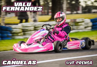 Karting: Valentina Fernández sigue sumando experiencia.