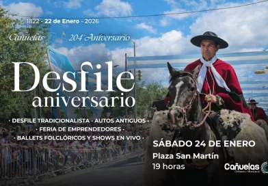 Cañuelas celebra su 204° aniversario con desfile, música y una gran fiesta popular