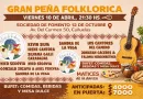 Peña folklórica con música, danza y arte en vivo este viernes en la Sociedad de Fomento 12 de Octubre
