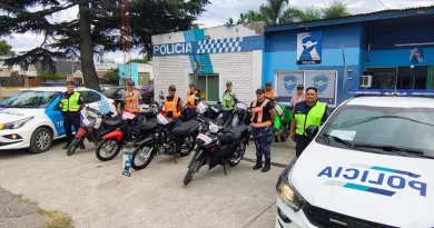 Amplio despliegue de controles en Cañuelas: secuestran motos, labran infracciones y hay detenidos.