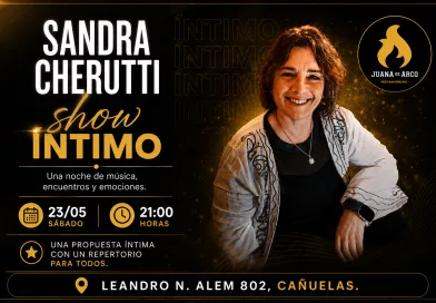 Sandra Cherutti presentará su primer show solista en Cañuelas: “Con los años aprendí a disfrutar de cantar”. Sandra Cherutti presentará su primer show solista en Cañuelas: “Con los años aprendí a disfrutar de cantar”.