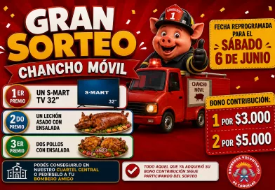 Bomberos Voluntarios de Cañuelas reprogramaron el sorteo del “Chancho Móvil” para el 6 de junio