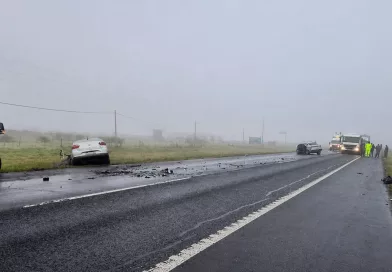 Accidente fatal en la ruta 205 en medio de una densa niebla. Accidente fatal en la ruta 205 en medio de una densa niebla.