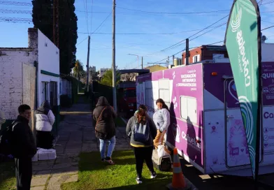 Nueva jornada de Zoonosis: realizaron 46 castraciones gratuitas en el barrio Sarmiento.