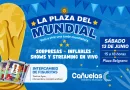 La Plaza Belgrano se prepara para vivir una tarde mundialista
