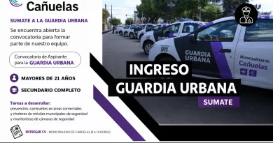 Cañuelas abrió una nueva convocatoria para ingresar a la Guardia Urbana.