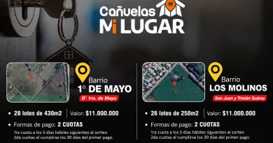 CAÑUELAS MI LUGAR: SE EXTENDIÓ LA INSCRIPCIÓN HASTA EL 19 DE JULIO