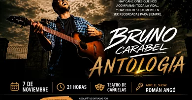 Bruno Carabel presentará «Antología», un recorrido por su historia musical en el Teatro Cañuelas. Bruno Carabel presentará «Antología», un recorrido por su historia musical en el Teatro Cañuelas.