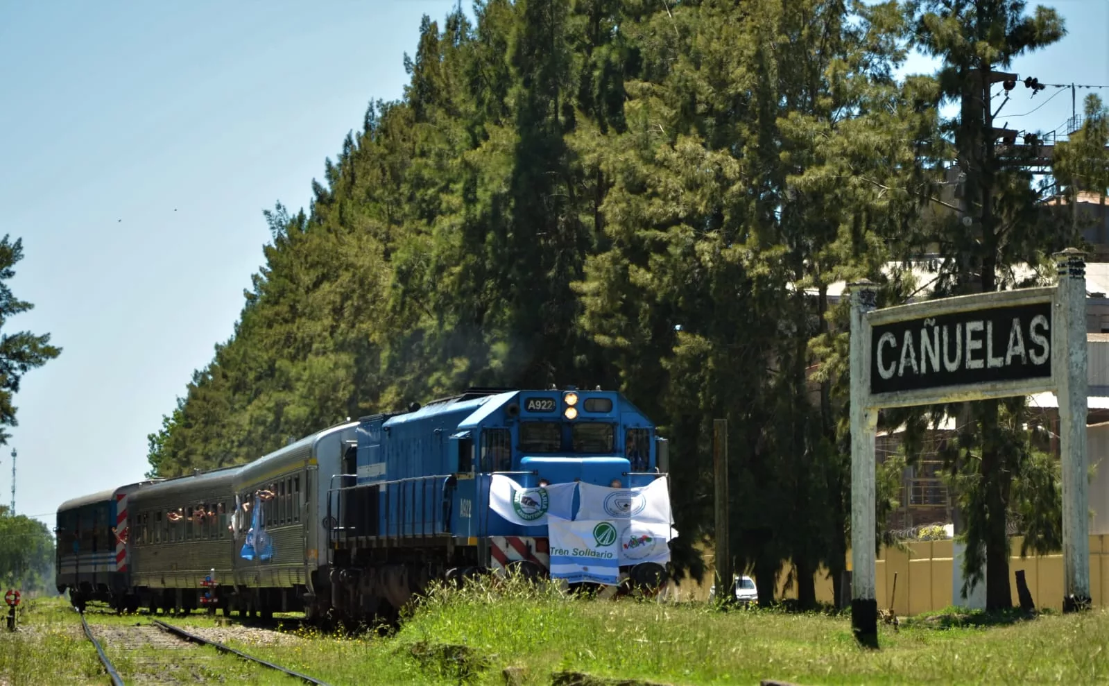 Tren Solidario prepara su 62ª misión y recibe donaciones en Cañuelas.