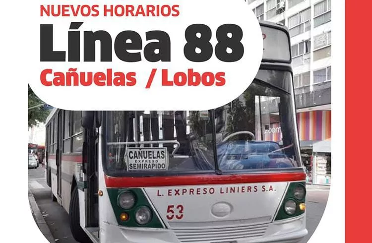 La restructuración de la Línea 88 en el corredor Cañuelas-Lobos y la centralidad de los horarios de colectivo en la conectividad regional. La restructuración de la Línea 88 en el corredor Cañuelas-Lobos y la centralidad de los horarios de colectivo en la conectividad regional.