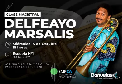 El reconocido jazzista internacional Delfeayo Marsalis brindará una clase magistral en Cañuelas. El reconocido jazzista internacional Delfeayo Marsalis brindará una clase magistral en Cañuelas.